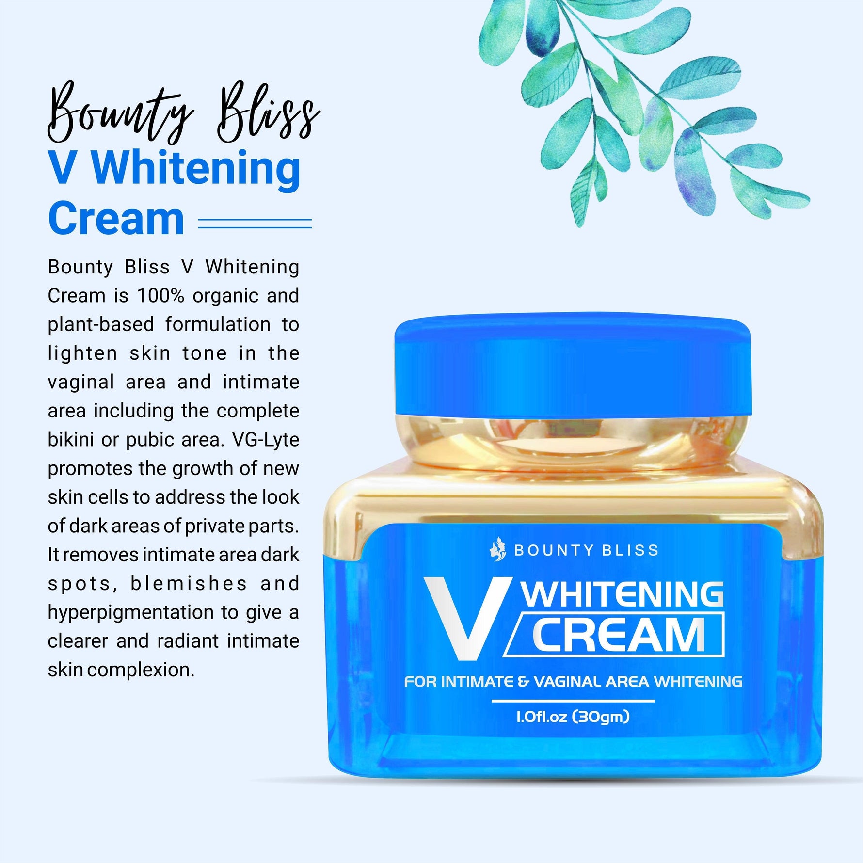 Bounty Bliss V Whitening Cream - 30gm