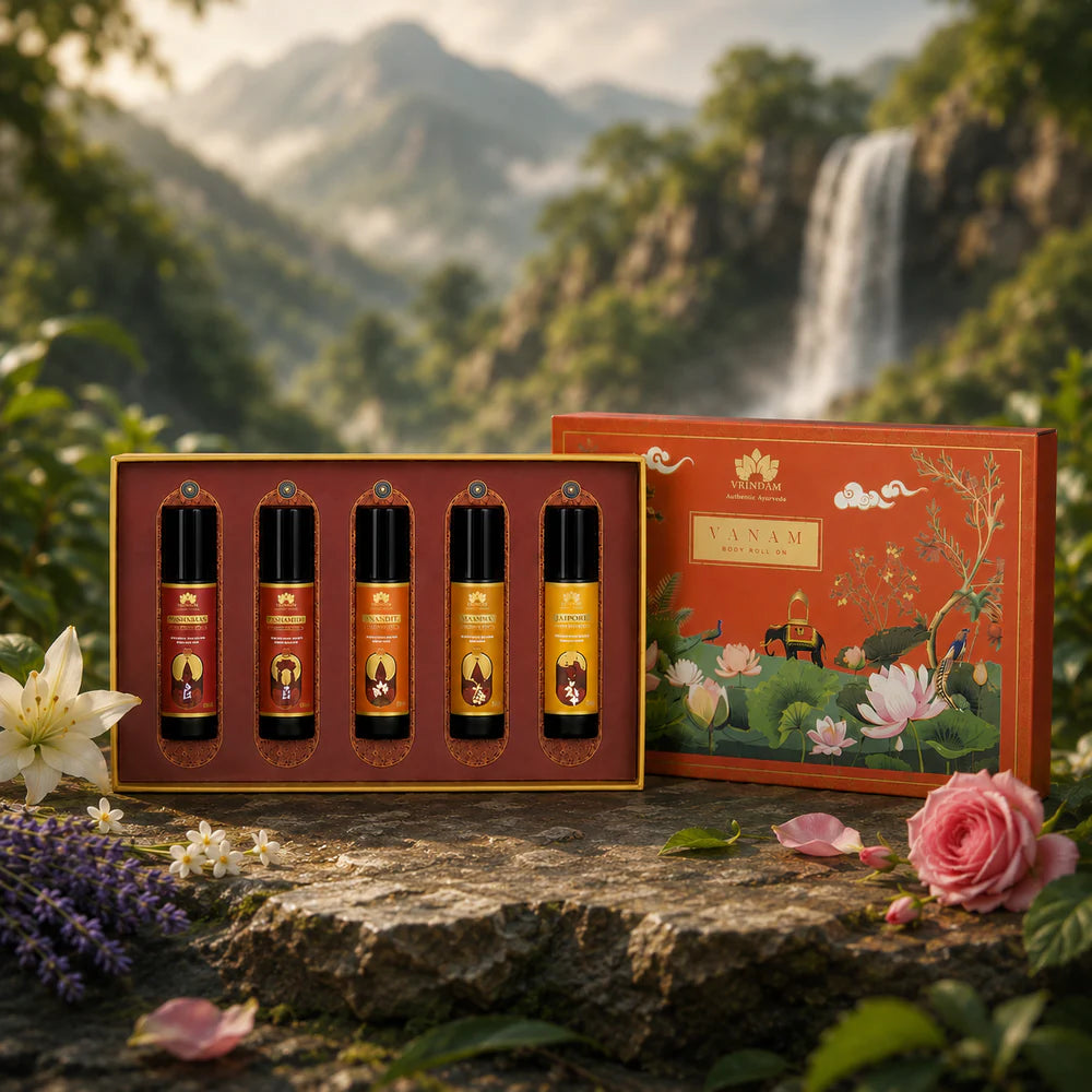 Vrindaam Vanam - Body Roll On Gift Box