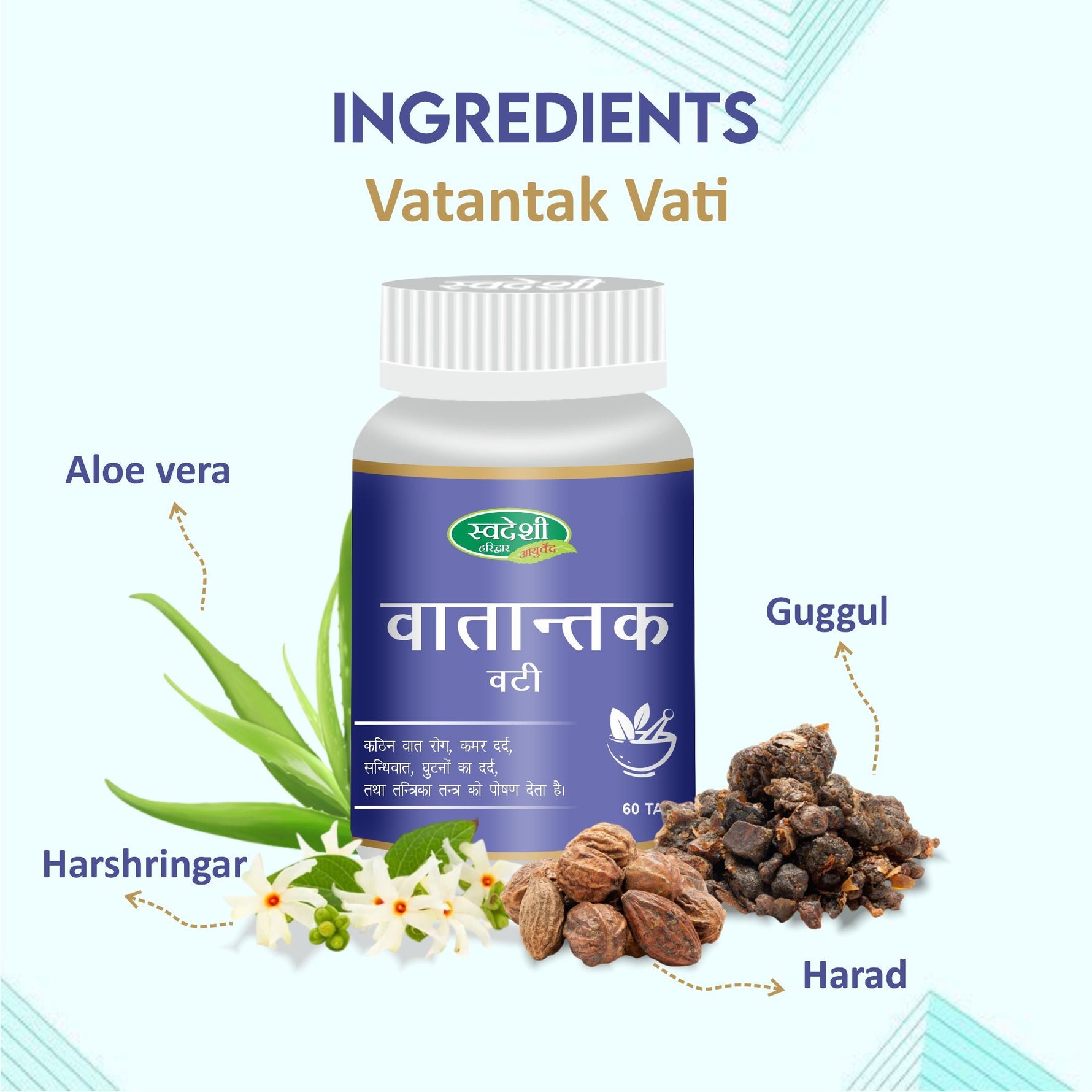 Swadeshi Vatantak Vati - 60 Tablets