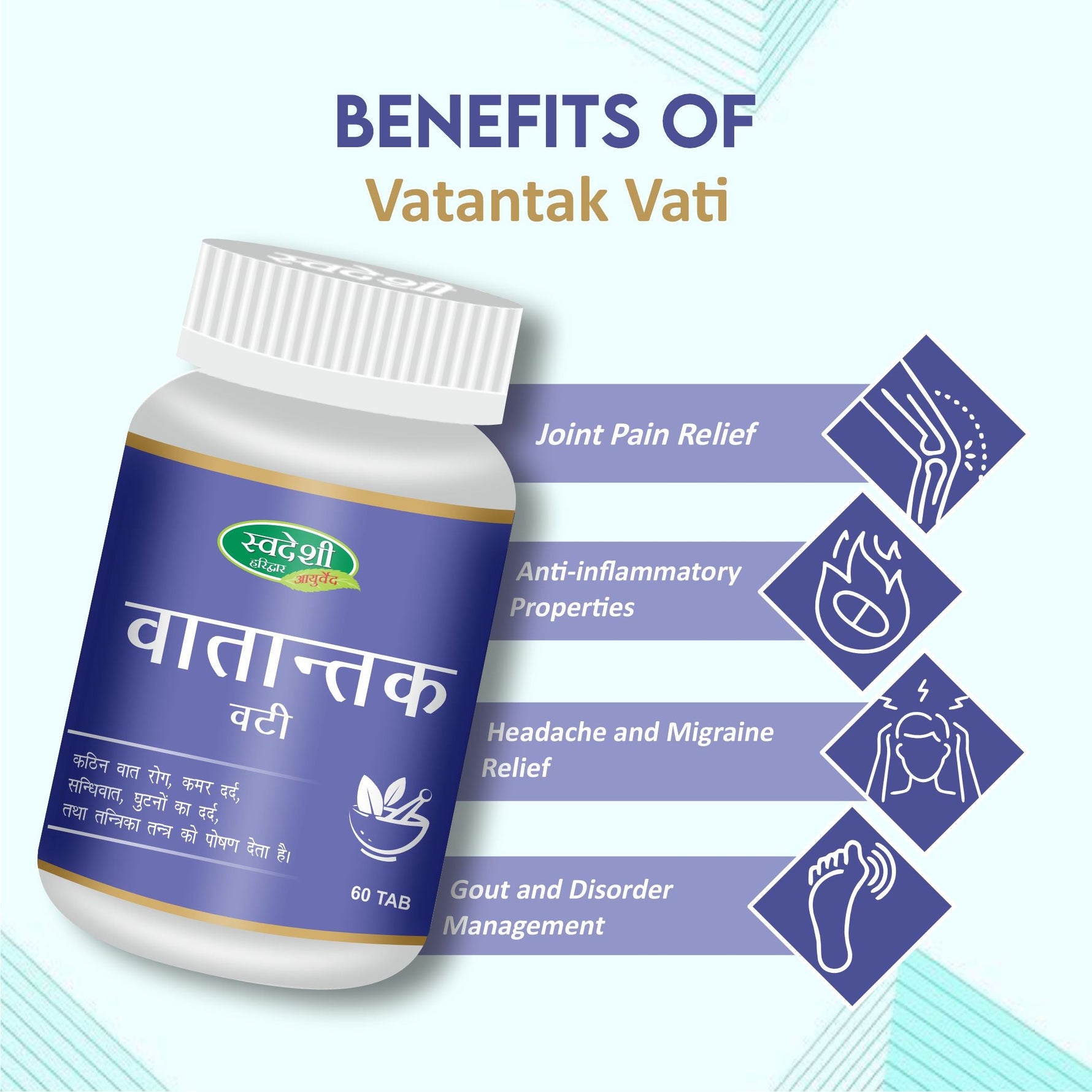 Swadeshi Vatantak Vati - 60 Tablets