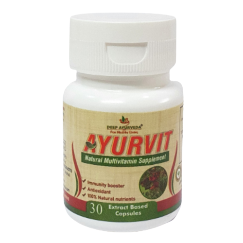 Deep Ayurveda Ayurvit Natural Multivitamin Supplement Extract Based Capsule