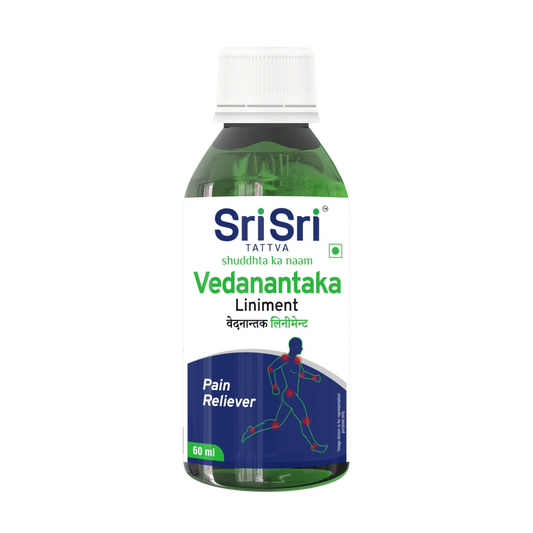 Sri Sri Tattva Vedanantaka Liniment - Pain Reliever, 60 ml