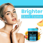 Vedapure Naturals Marine Collagen Skin Radiance Supplement | Hydrolyzed Collagen Powder with Amino Acids, Biotin, Vitamin C & E | For Healthy Skin, Joints, Hairs & Nails| Peachy Mango, 210g