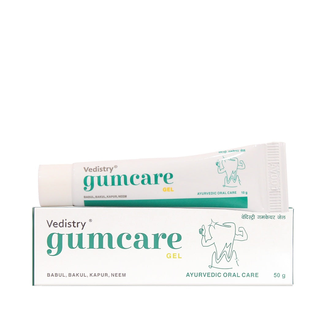 Vedistry Gumcare Gel - Fast Bleeding Gums & Gingivitis Pain Relief Ayurvedic Gel