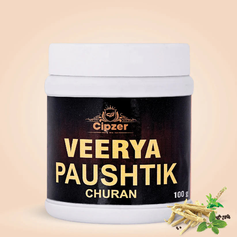 Cipzer Veerya Paushtik Churan - 100g | Boost Stamina, Sperm Health, Male Strength & Vitality Naturally