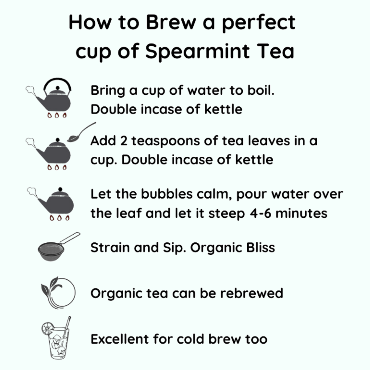 Radhikas Fine Teas Virgo Spearmint Leaf Tea - 50gm