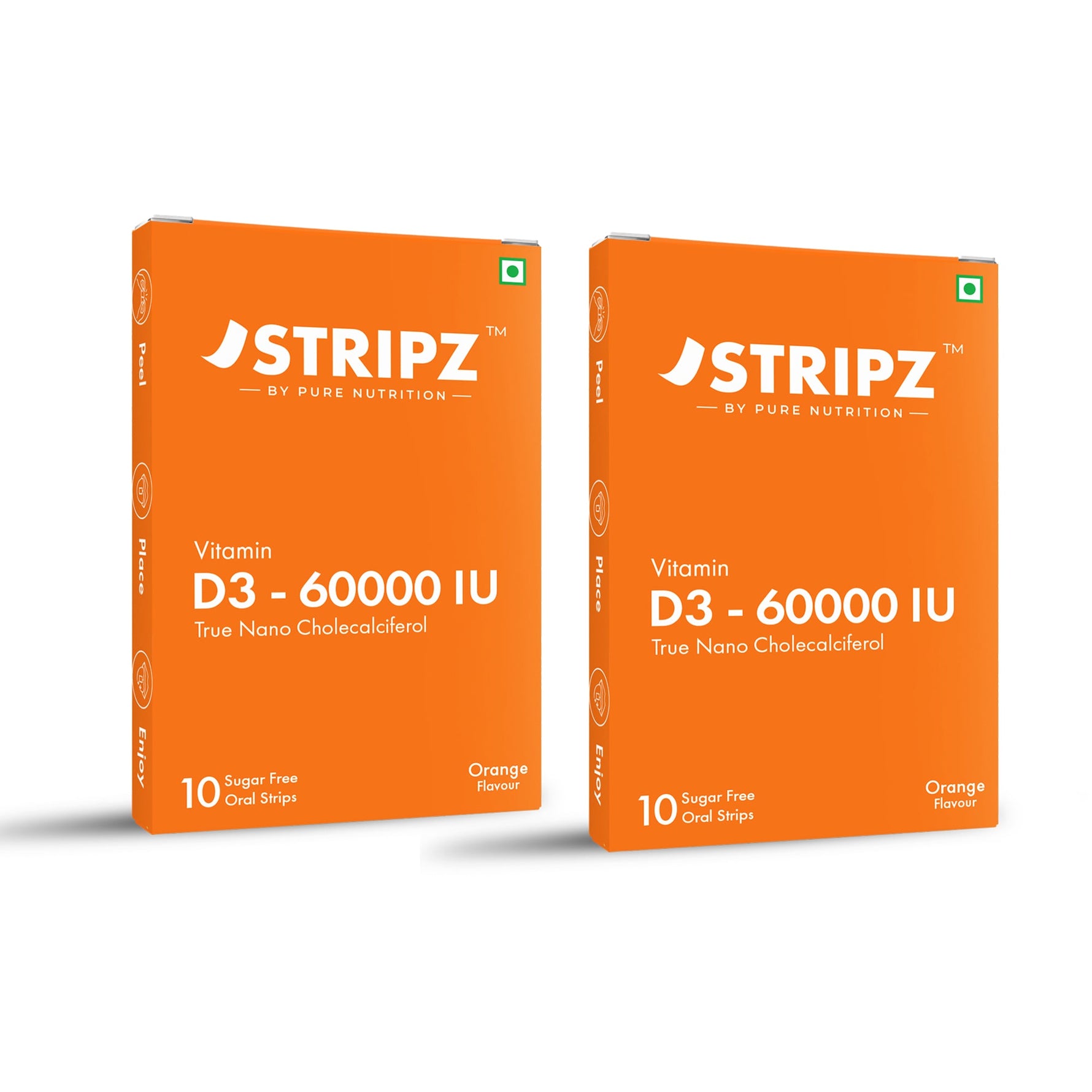 Pure Nutrition Vitamin D3 60000 IU (10 ODS) Stripe