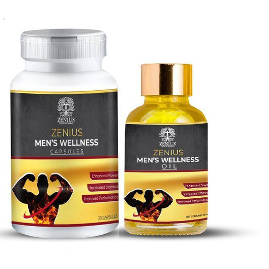 Zenius Men Wellness Kit - Sexual Stamina Booster Kit for Penis Enlargement and Sexual Health Improvement
