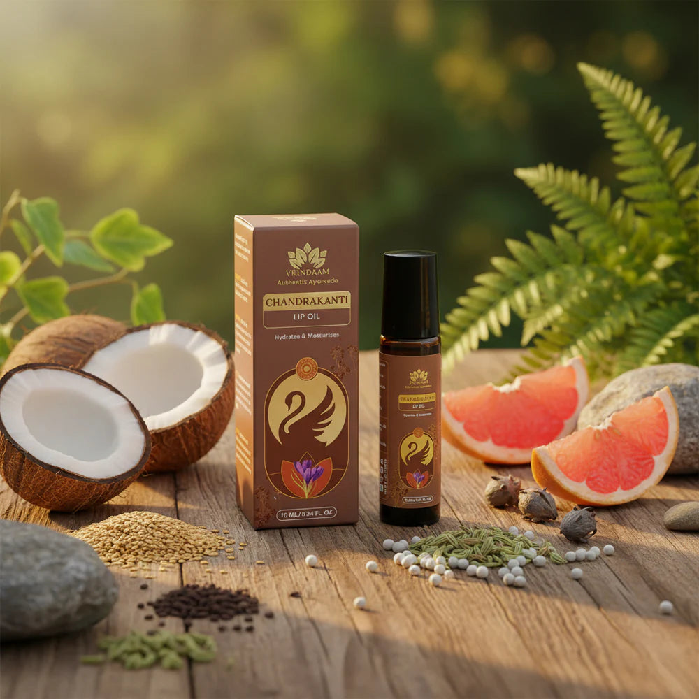 Vrindaam Chandrakanti Lip Oil - 10gm