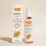 Carepure Pure Cold-Pressed Nourishing & Strengthening Baby Massage Oil | 100% Natural Botanical Oil Blend for Newborns & Toddlers