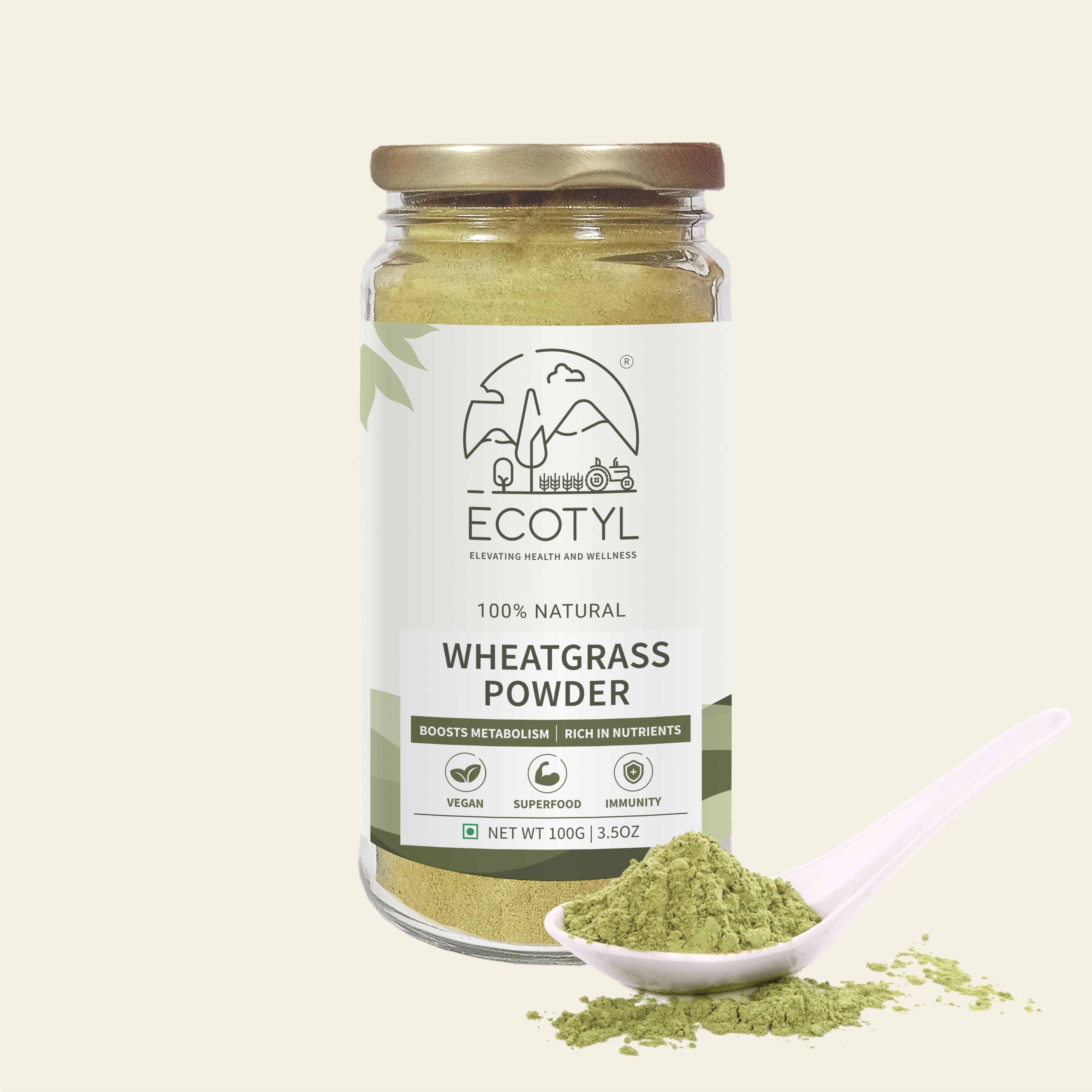 Ecotyl Wheatgrass Powder - 100gm