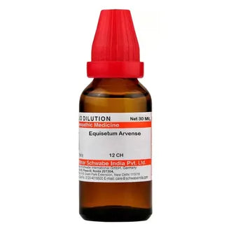 DR WILLMAR SCHWABE INDIA EQUISETUM ARVENSE DILUTION 12 CH LIQUID 30 ML pack of 3