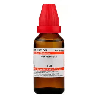 Dr Willmar Schwabe India Nux Moschata Dilution 6CH - Pack of 2
