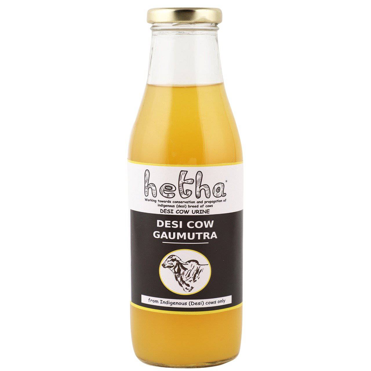 Hetha Fresh Gaumutra from Desi Cows (Gomutra) - 450ml
