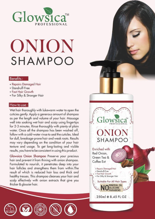 Glowsica Onion Shampoo