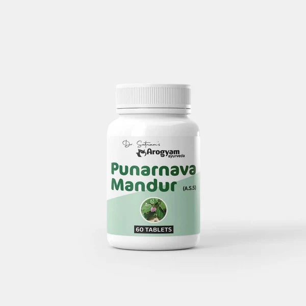 Dr. Satnam's Arogyam Ayurveda Punarnava Mandur Tablet (60 Each)