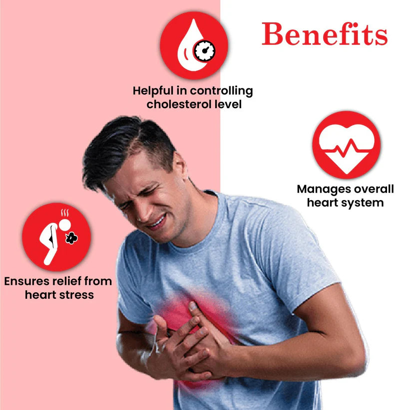 Cipzer Heart Calm Syrup - 200ml | Herbal Support for Heart Health, Blood Pressure & Stress Relief