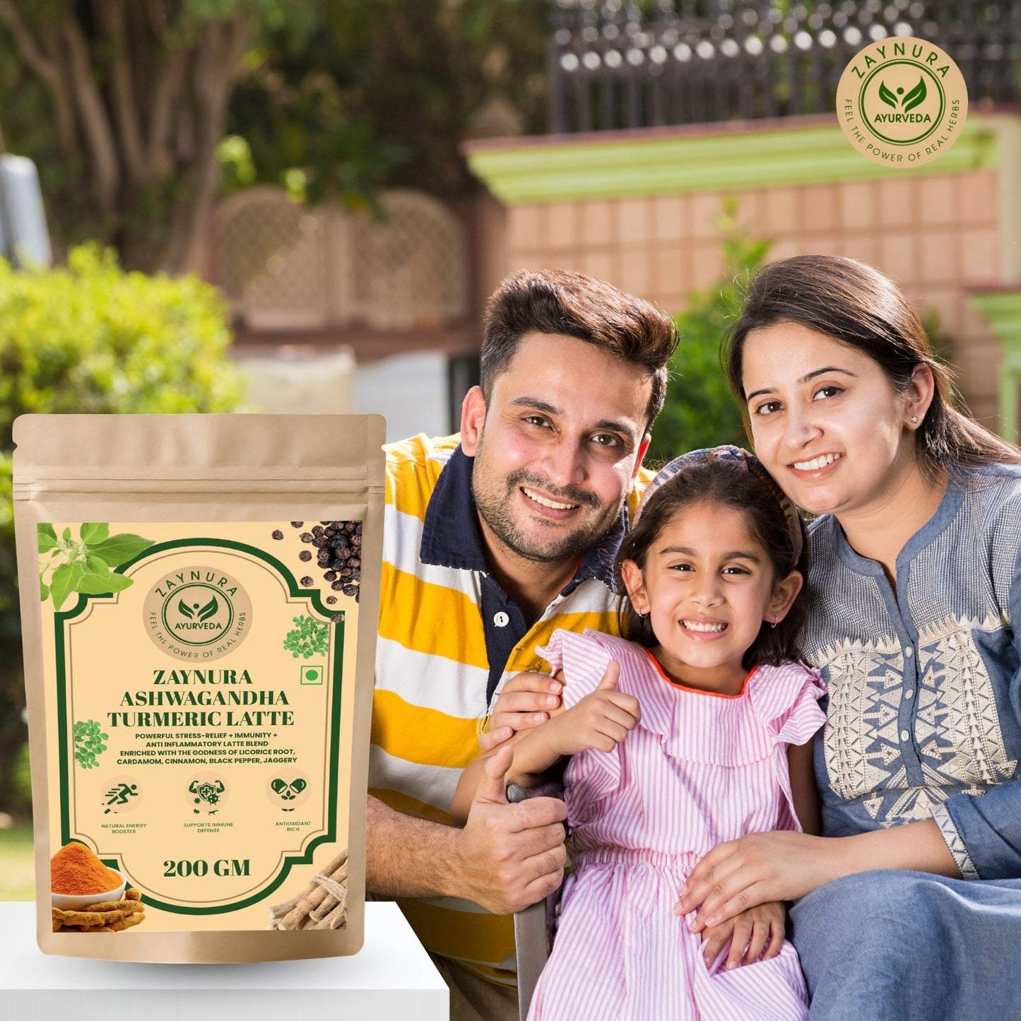 Zaynura Ayurveda Ashwagandha Turmeric Latte