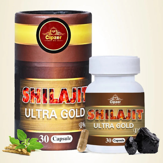 Cipzer Shilajit Ultra Gold Plus Capsules - 30 Capsules
