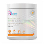 Raskam Advanced Collagen Peptides Powder for Men & Women | Collagen Powder with Biotin, Vitamins C & E for Hair, Nails, Skin Radiance & Anti-Aging Flav- Orange (265gm)