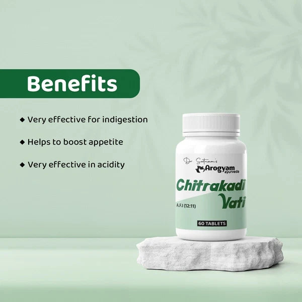 Dr. Satnam's Arogyam Chitrakadi Vati Tablet (60 Each)