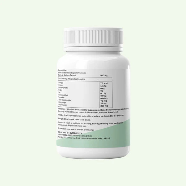 Dr. Satnam's Arogyam Ayurveda Moringa 500mg Capsule (30 Each)