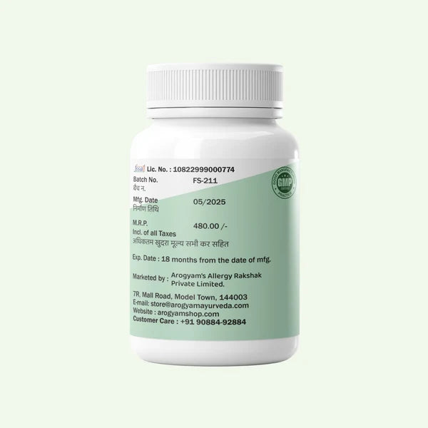 Dr. Satnam's Arogyam Ayurveda Moringa 500mg Capsule (30 Each)