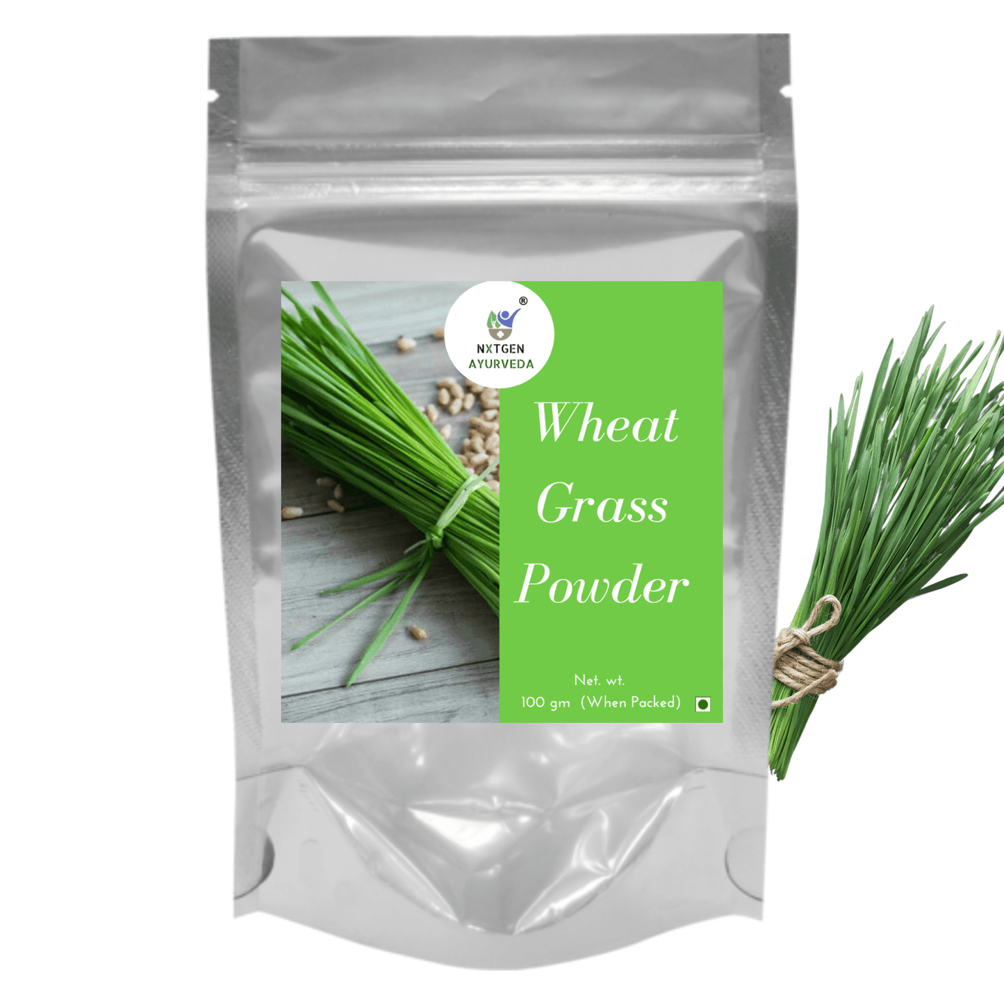 Nxtgen Ayurveda Wheat Grass Powder - 100 gms (Pack of 2)