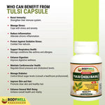 BodyWell Tulsi Veg Capsule - 60 Capsules
