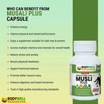 BodyWell Musli Plus Capsules – Premium Ayurvedic Vitality & Strength Support – 60 Capsules