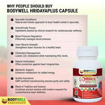 Bodywell Ayurveda HridayaPlus Capsules – Cardiovascular Wellness & Vascular Support – 60 Capsules (500mg)