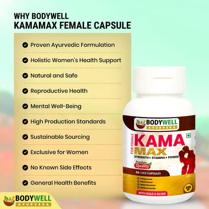 BodyWell KamaMAX Female with Gold Capsule - 60 Capsules