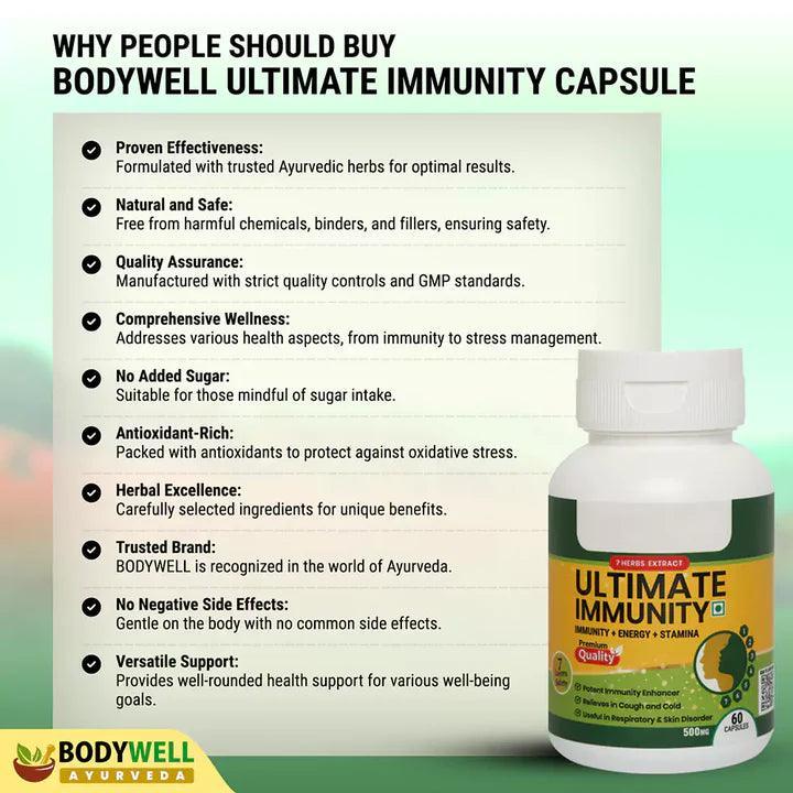 BodyWell Ultimate Immunity Capsule - 60 Capsules