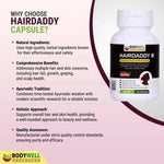 Bodywell Ayurveda HairDaddy Capsules - 60 Capsules - 500mg