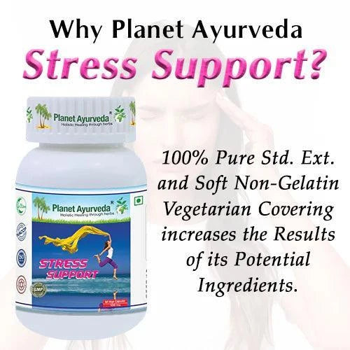 Planet Ayurveda Stress Support Capsule - 60 Capsules