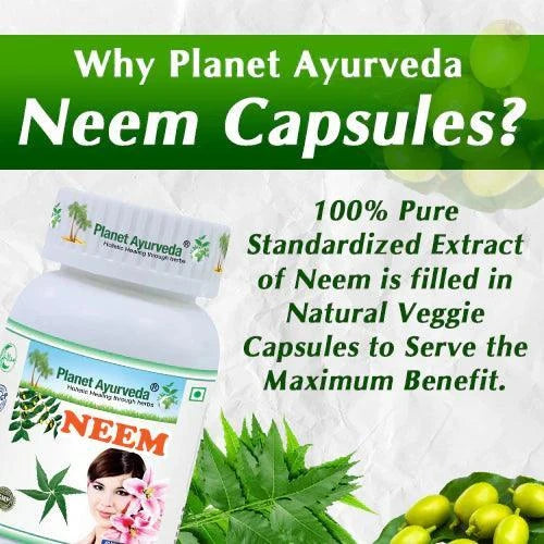 Planet Ayurveda Neem Capsule - 60 capsules