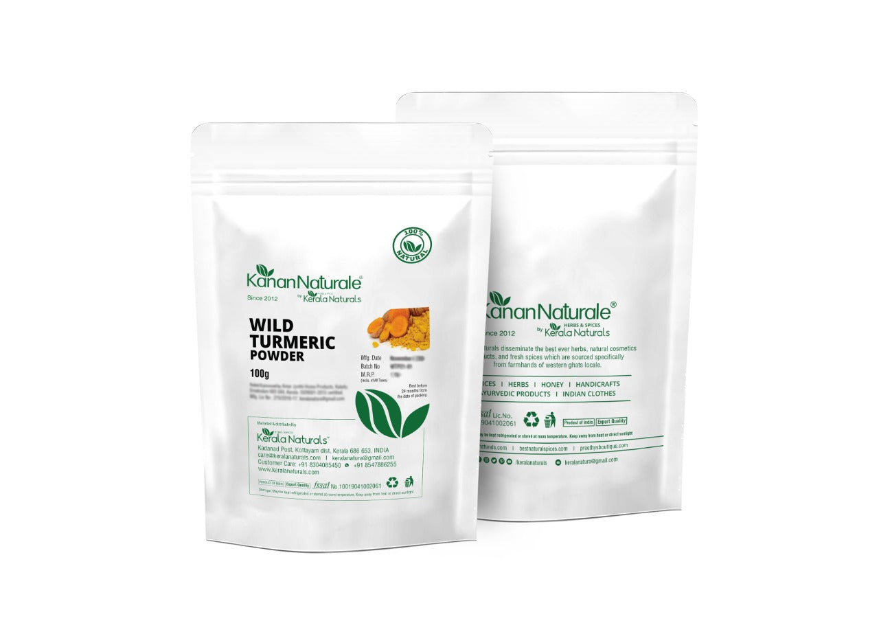 Kerala Naturals Wild Turmeric / Kasturi Powder 100 gm