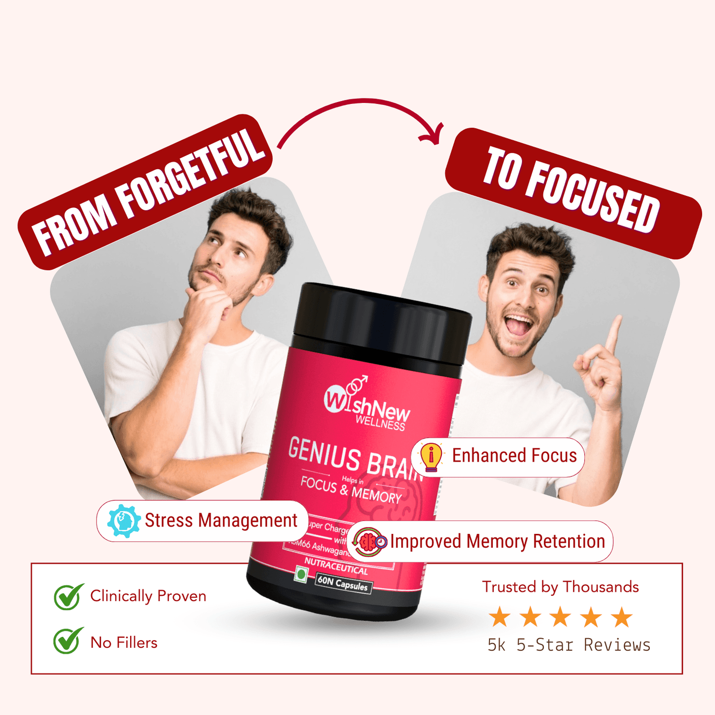Wishnew Wellness Genius Brain Capsule