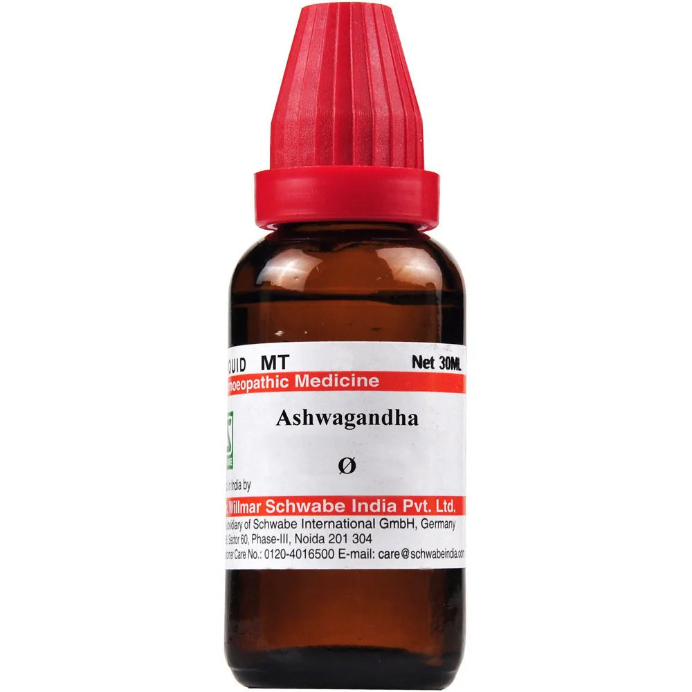 Dr Willmar Schwabe India Withania Somnifera (Aswagandha) Mother Tincture Q - 30ml (Pack of 2)