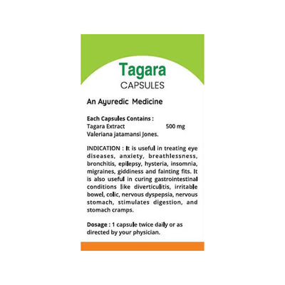 Garveish Tagara Capsules - 30 Capsules