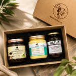 Hetha Hetha Wooden Gift Box With Himalayan Badri Ghee