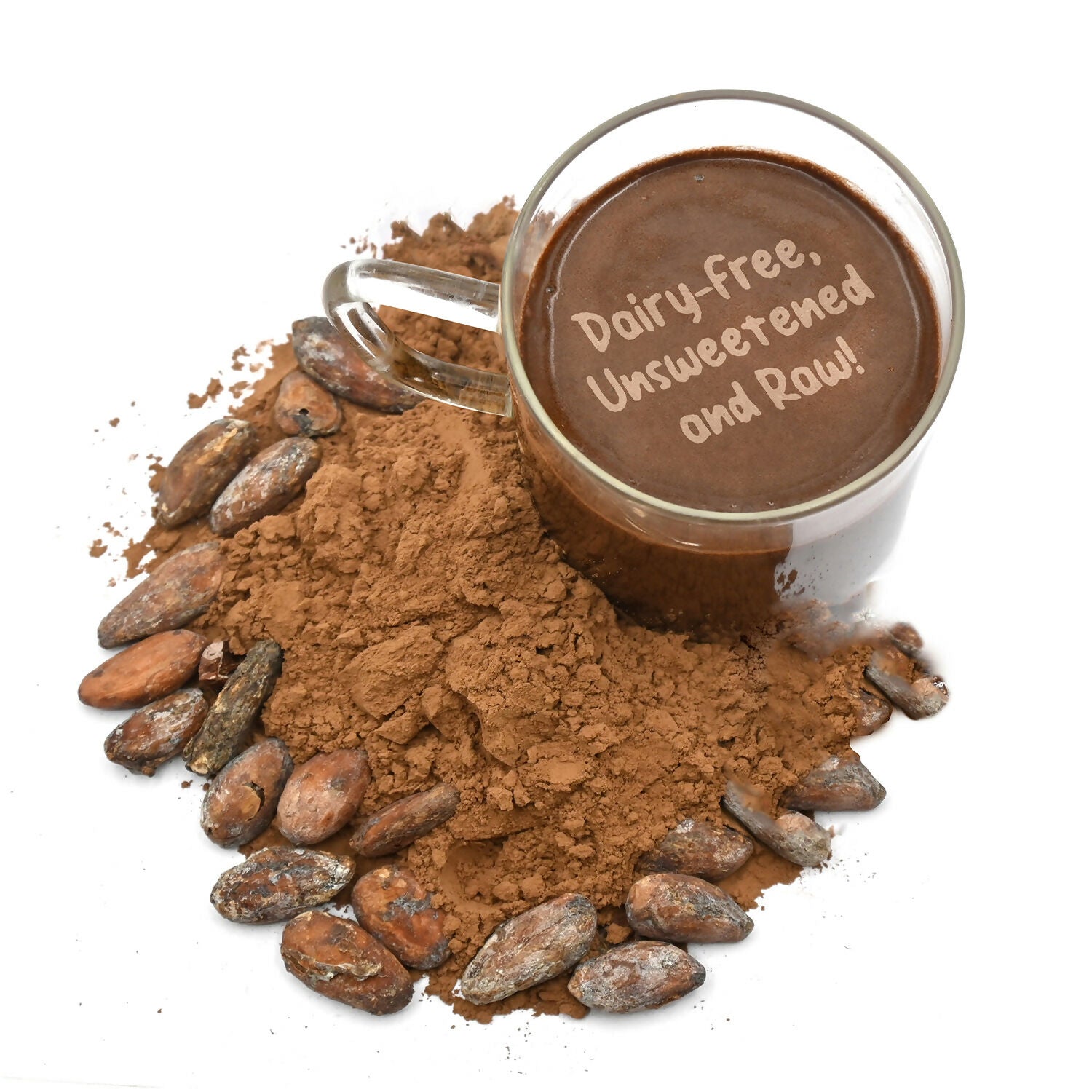 Satopradhan Unsweetened Cacao Powder 200g - 100% Pure, Natural, Raw, Organic & Healthy - Non Alkalised - Organic Chocolate Powder - Healthier Alternative to Cocoa Powder