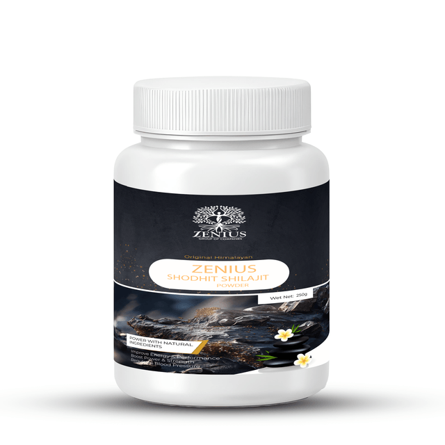 Zenius Shodhit Shilajit Powder - for Stamina and Energy Boost, Sexual Stamina Booster - 200gm Powder