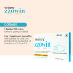 Vedistry Sleep & Stress Care Combo - Natural Sleep Aid & Anxiety Relief Tablets Set