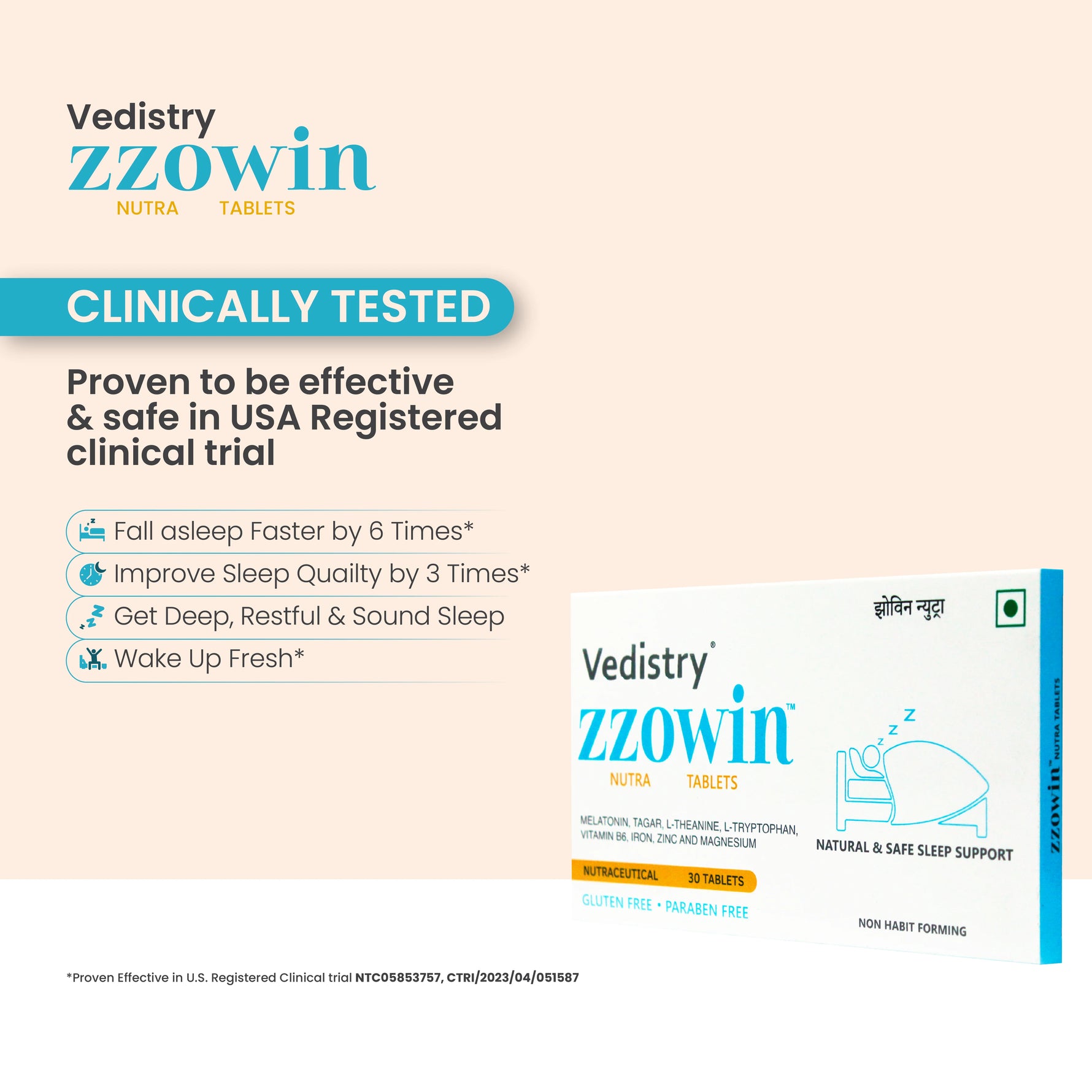 Vedistrys Zzowin Nutra Tablet (30 Each)