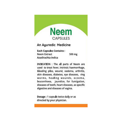 Garveish Neem Capsule - 30 Capsules