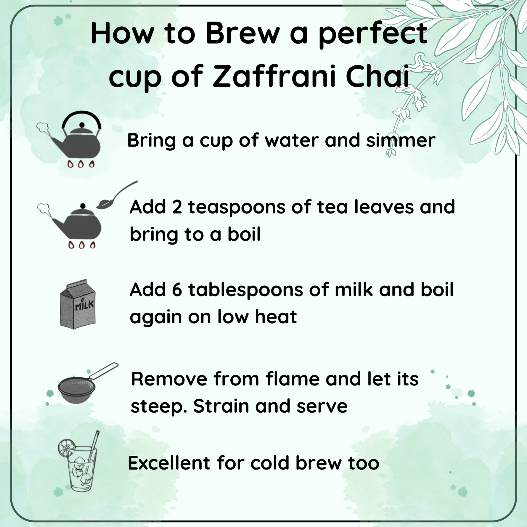 Radhikas Fine Teas Zaffran Kahani – The Perfect Blend of Festivity & Fragrance - 100gm