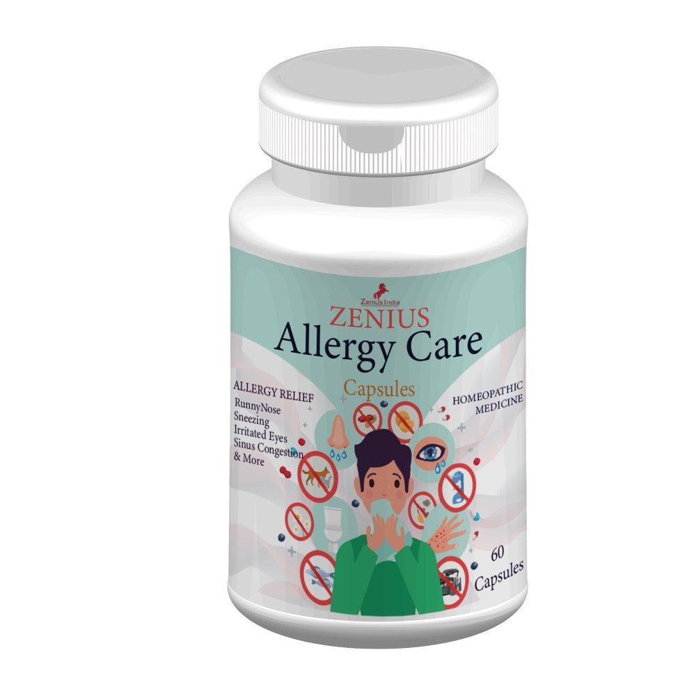 Zenius Allergy Care Capsule for Skin Allergies, Skin Rashes and Acne Capsule - 60 Capsules