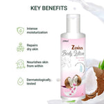Zenius Body Lotion for dry skin - remove all sketch marks naturally