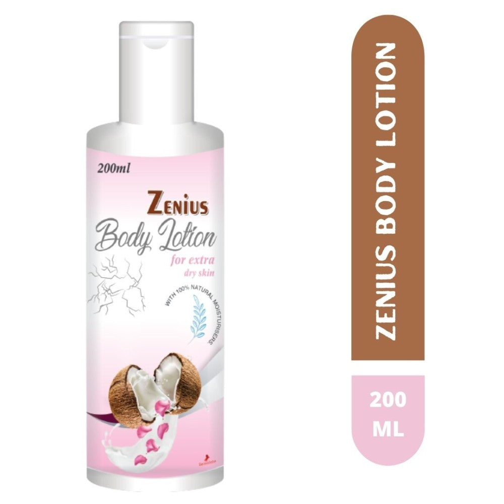 Zenius Body Lotion for dry skin - remove all sketch marks naturally